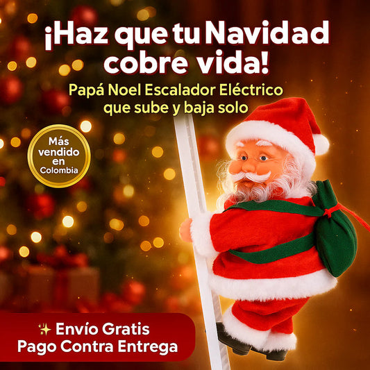 Papa Noel Electrico escalador: Diversión y Alegría esta navidad +Envío gratis