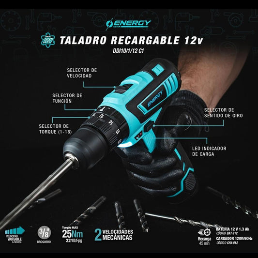 MaxTorque 12V: Potencia en tu mano✈️