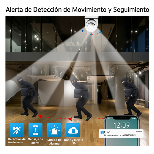 Camara De Seguridad Tipo Bombillo Wifi+ Envío Gratis