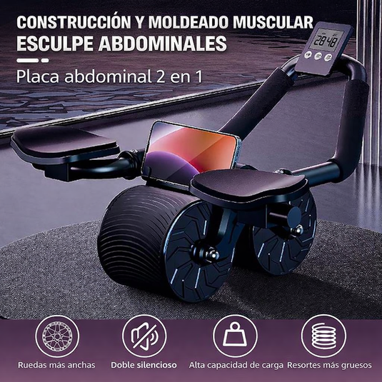 Rodillo Para abdomen: Tonifica tu cuerpo en casa