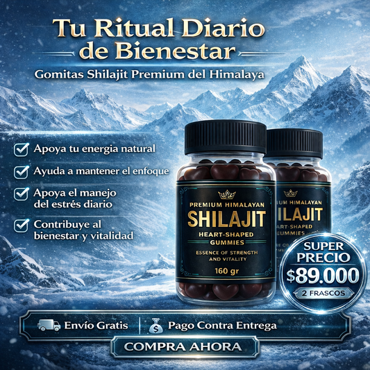Gomas de Shilajit Premium: Potencia y Bienestar🔥
