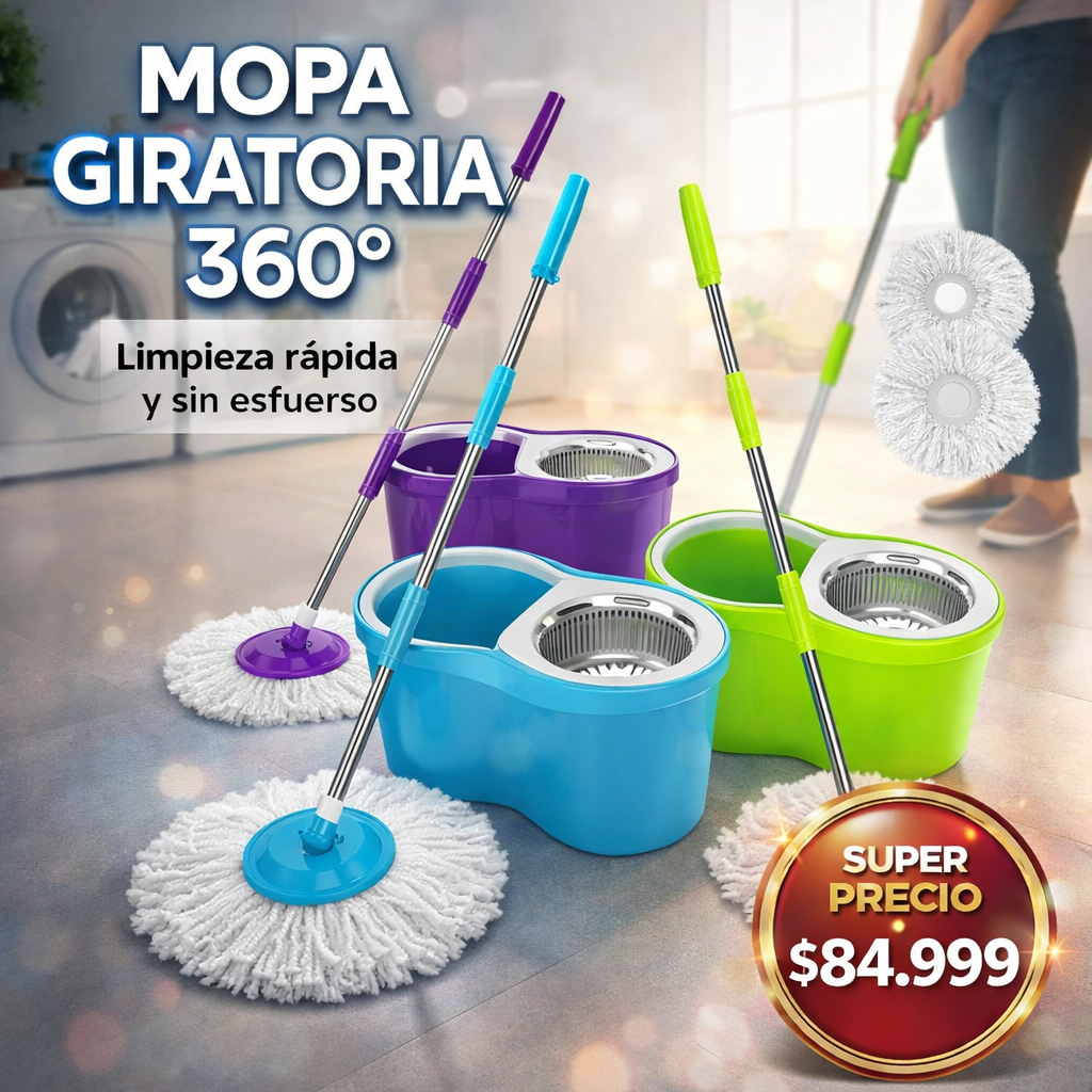 TRAPEADOR GIRATORIO 360+ ENVÍO GRATIS