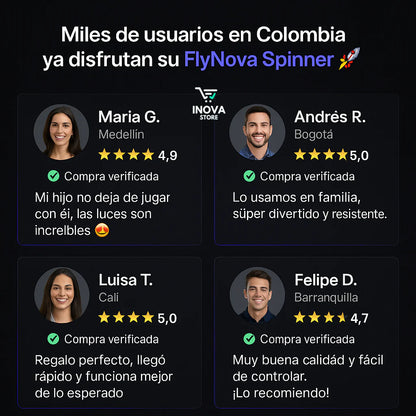 Spinner volador: Diviertete esta navidad con tu hijo 2x1 + Envío Gratis
