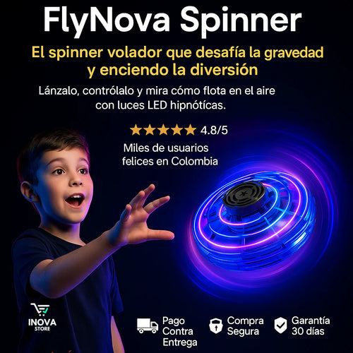 Spinner volador: Diviertete esta navidad con tu hijo 2x1 + Envío Gratis