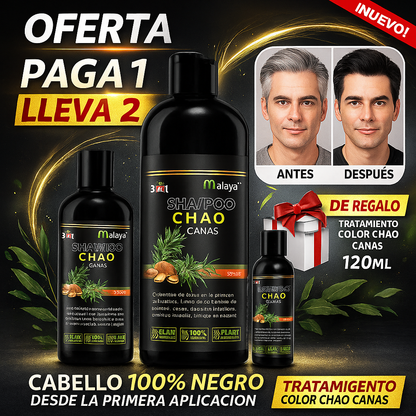 2x1 Chao Canas- Dos al precio de uno+ Tratamiento de Regalo🎁