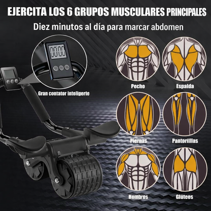 Rodillo Para abdomen: Tonifica tu cuerpo en casa