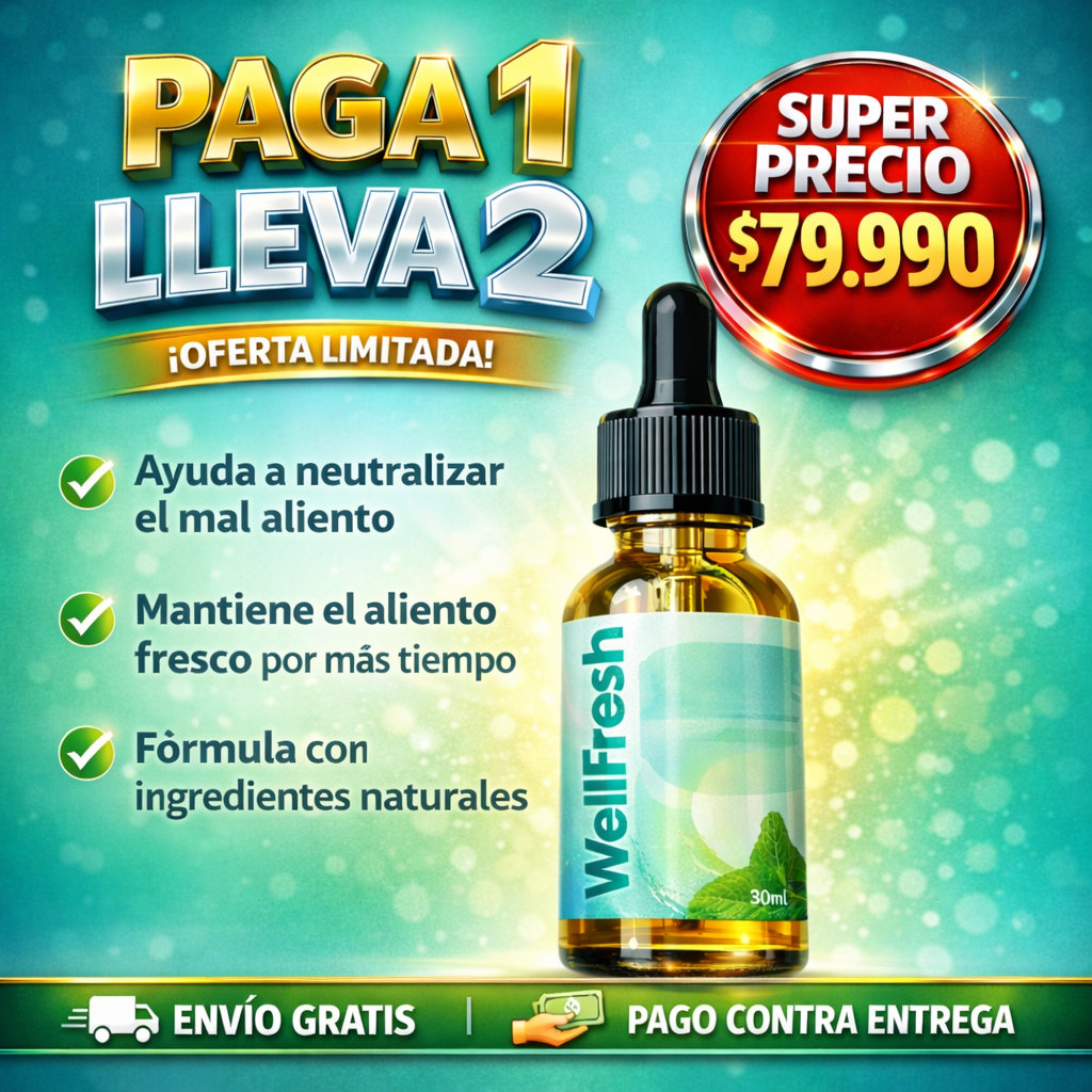 Well Fresh: Aliento fresco y limpio en segundos